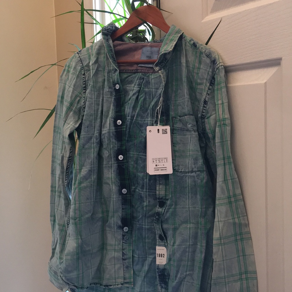 Cute flannel original denim